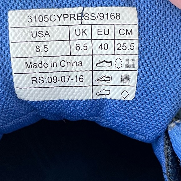 Vionic Cypress Trail Walker Hiking Boots Shoes Navy Blue 8.5 - Picture 11 of 16